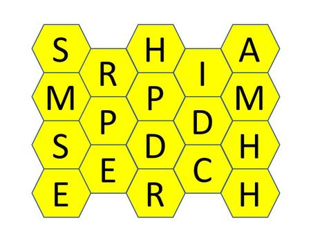 S M S R P H P I D A M C D H H E RE. What is the ‘S’ in COSHH? Substances.