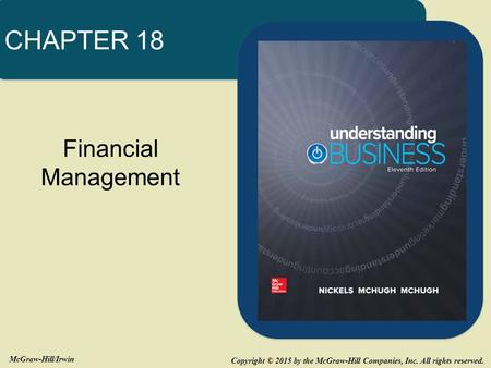 CHAPTER 18 Financial Management McGraw-Hill/Irwin