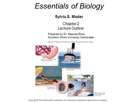 Essentials of Biology Sylvia S. Mader