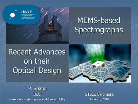 MEMS-based Spectrographs