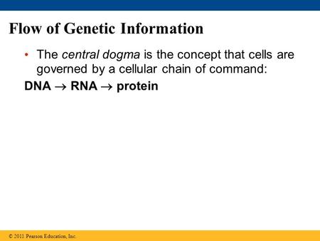 Flow of Genetic Information