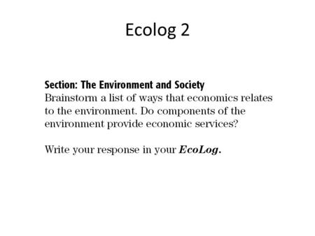 Ecolog 2.