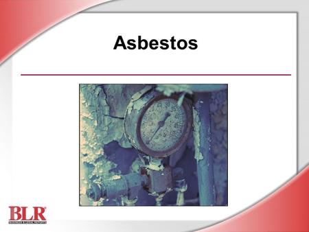 Asbestos. © Business & Legal Reports, Inc. 0606 What Is Asbestos? Group of natural minerals Still mined in some countries Long, thin, and strong fibrous.