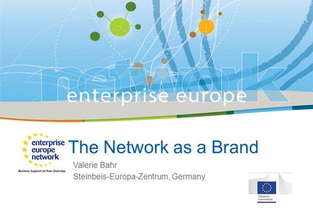 Delhi Session, 16. 18.01. Jan. 2013 Valerie Bahr Steinbeis-Europa-Zentrum, Germany The Network as a Brand.