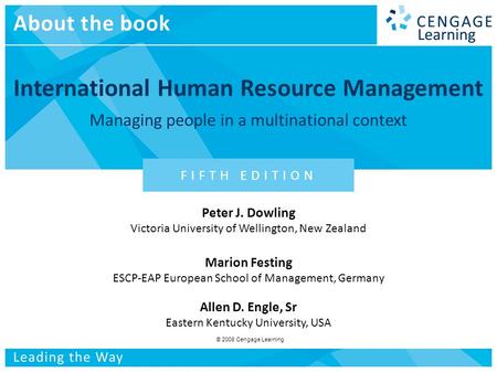 International Human Resource Management