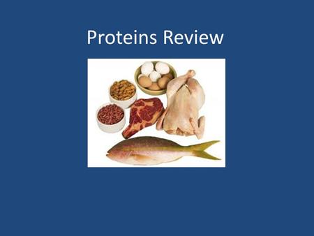 Proteins Review. Proteins This structure represents a polymer. 1. What are the individual units called? They are called monomers.