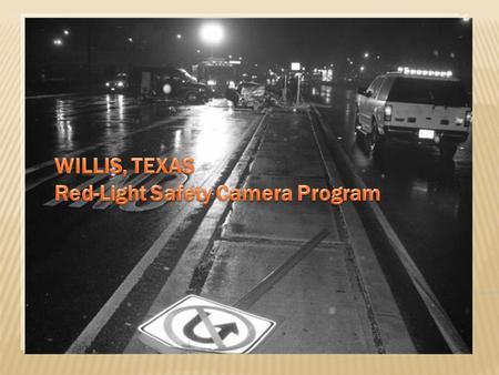 The Red-Light Running Problem: Traffic crashes are among the most significant causes of preventable death and injury in North America. Red-light running.