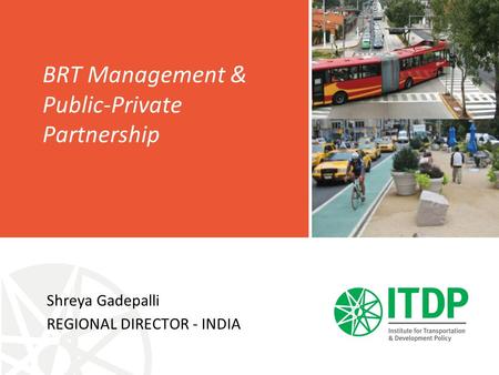 BRT Management & Public-Private Partnership