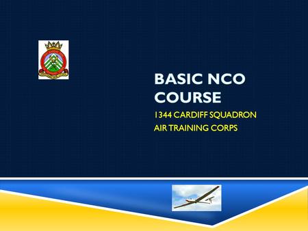 1344 CARDIFF SQUADRON AIR TRAINING CORPS. COURSE CONTENT  Public Speaking  Public Speaking Exercises  Drill Flight command  Drill Command Exercise.