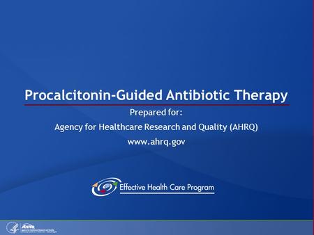 Procalcitonin-Guided Antibiotic Therapy