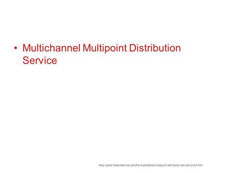 Multichannel Multipoint Distribution Service