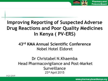 43rd KMA Annual Scientific Conference