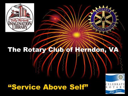 The Rotary Club of Herndon, VA “Service Above Self”