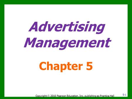 Advertising Management