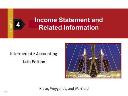 Income Statement and Related Information