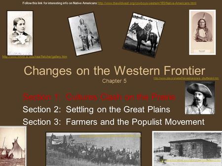 Changes on the Western Frontier Chapter 5