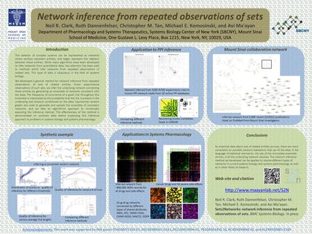 Conclusions As empirical data about sets of related entities accrues, there are more constraints on possible network realizations that can fit the data;