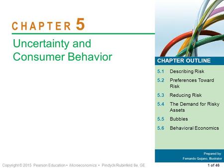 Uncertainty and Consumer Behavior