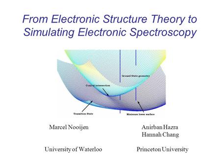 From Electronic Structure Theory to Simulating Electronic Spectroscopy