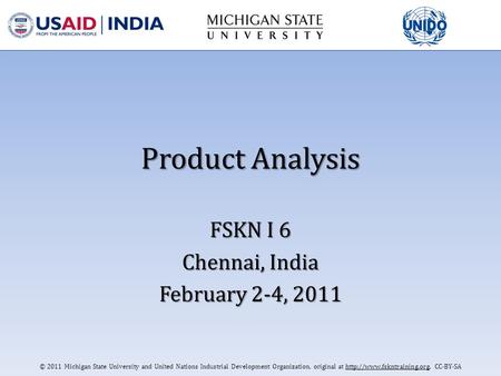 © 2011 Michigan State University and United Nations Industrial Development Organization, original at  CC-BY-SA Product Analysis.