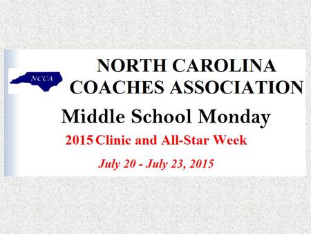 Middle School Monday. MS ATHLETIC REGULATIONS General Statute 115C-47(4) makes it the responsibility of the local board of education to regulate extracurricular.