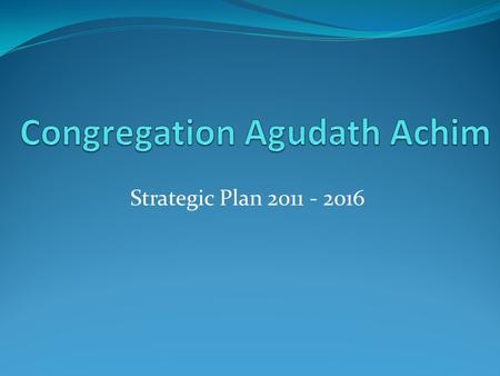 Strategic Plan 2011 - 2016. Members of the Strategic Planning Committee 2011-2016 include the following: Linda Friedman, SecretaryJesse Ruben Mel GalinLinda.