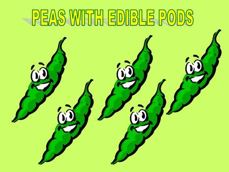 Peas belong to the vegetable family known as legumes whose plants produce pods with enclosed seeds. They are divided into two categories: those with edible.