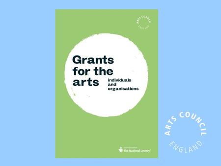 Grants for the arts – individuals and organisations 21 July 2011 Stephen Wiper Relationship Manager, Regional Planning.