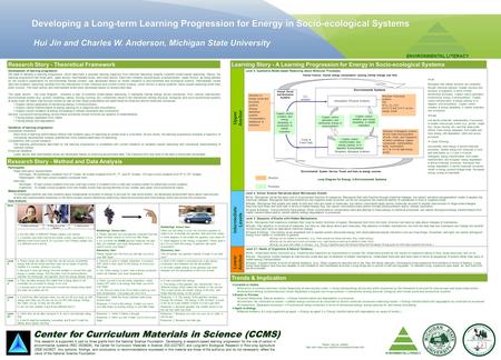 This research is supported in part by three grants from the National Science Foundation: Developing a research-based learning progression for the role.