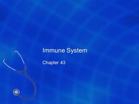 Immune System Chapter 43. What you need to know! Several elements of an innate immune response. The differences between B and T cells relative to their.