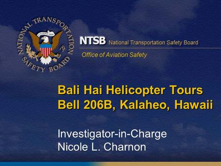 Bali Hai Helicopter Tours Bell 206B, Kalaheo, Hawaii