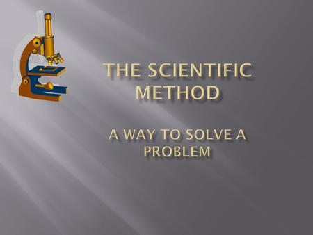  It is the steps someone takes to identify a question, develop a hypothesis, design and carry out steps or procedures to test the hypothesis, and document.