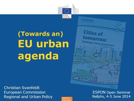 (Towards an) EU urban agenda