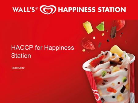 HACCP for Happiness Station