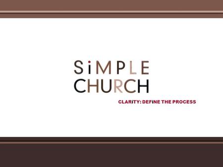 CLARiTY: DEFiNE THE PROCESS. ACTS 2:36 Therefore let all Israel be assured of this: God has made this Jesus, whom you crucified, both Lord and.