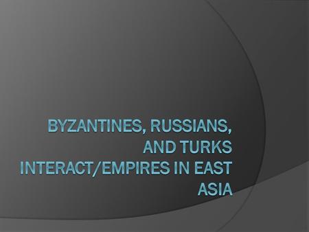 A New Rome, A New Setting  Byzantine Empire (Eastern Roman Empire)  Justinian was leader who re-unified western and eastern Rome  Established the Justinian.