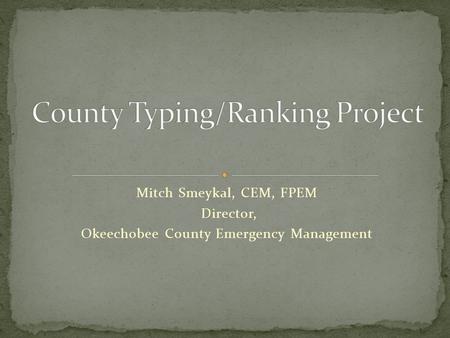 County Typing/Ranking Project