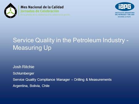 Service Quality in the Petroleum Industry - Measuring Up