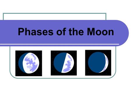 Phases of the Moon.