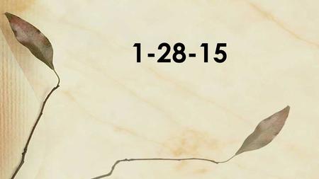 1-28-15. Class Starter: Turn in any Missing/Absent work (Last day to turn in any Phase, Eclipse and Tides work will be Friday, February 6 th ) Fill in.