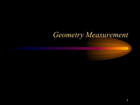 1 Geometry Measurement. 2 Gauge 3 Cluster Camera Sensor.