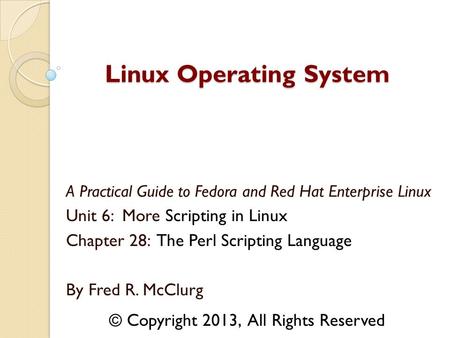 Linux Operating System