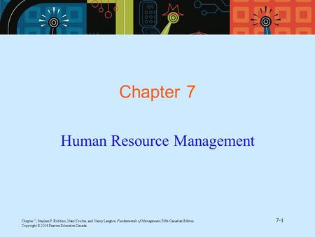 Human Resource Management