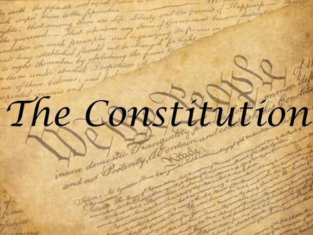 The Constitution. Making the Constitution American colonies united under the Articles of Confederation Constitutional Convention met to address defects.