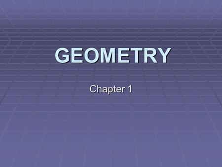 GEOMETRY Chapter 1. CONTENTS Naming Figures Naming Figures Describing Figures Describing Figures Distance on a number line Distance on a number line Distance.