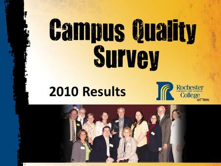 2010 Results. Today’s Agenda Results Summary 2010 CQS Strengths and Opportunities CQS Benchmarks Demographics Next Steps.