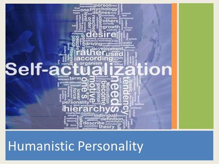 Humanistic Personality. Psychology Personality Art Test.