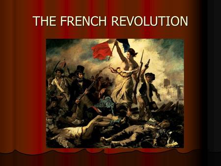 THE FRENCH REVOLUTION. BACKGROUND TO REVOLUTION Leslie Montclair High School Three Estates 1 st Estate-Catholic.