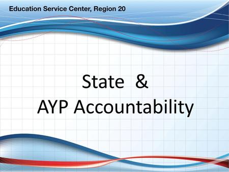 State & AYP Accountability. 2009 Ratings Highlights District Ratings by Rating Category (including Charter Operators) ACCOUNTABILITY RATING 2009 CountPercent.