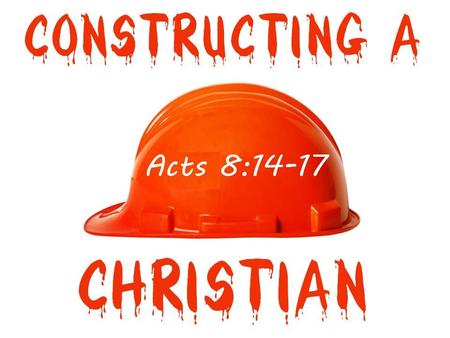 What are we doing as a congregation?  There is no more important work on earth than “Constructing a Christian.” That’s the instruction Jesus gave.